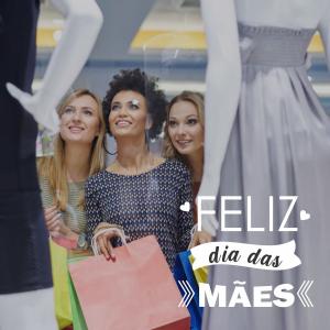 Adesivo Para Vitrine | Feliz dia das Mães Adesivo Vinil  4x0   