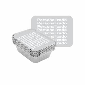 Adesivos P/ Tampa Marmitinhas | Personalizado Adesivo Vinil 16x12cm 4x0   