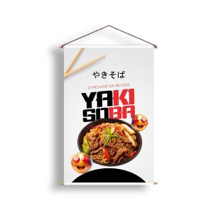 Banner - Yakisoba Lona 280g  4x0  Madeira e Cordinha 