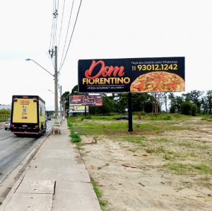 Impressão em Lona Outdoor 9x3 Lona 900x300cm Impressão Digital Solvente 4 cores Brilho  